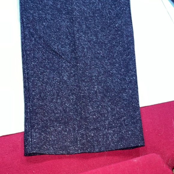 Norton Mcnaughton dark purple WOOL lined Trouser Pants high rise women’s sz  10 - Picture 4 of 16